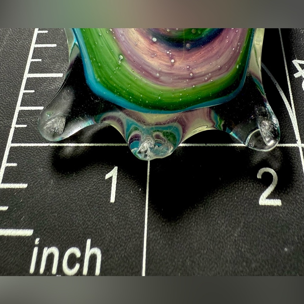 Art Glass Hand Blown Turtle Figurine - Picture 14 of 15